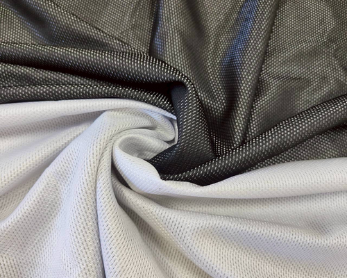 NC-1721 Two tone 100% polyester interlock knit fabric