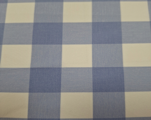 NC-2086 Two tone polyester spandex gingham fabric