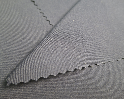 NC-2097 Taiwan high quality eco friendly 90% recycled polyester 10% spandex moisture wicking peach skin twill woven fabric fabric
